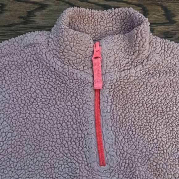 Very well loved and worn teddy bear fleece.  Cuter because it is worn in. - Picture 2 of 4